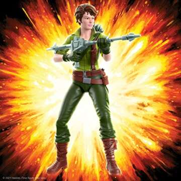 Super7 ULTIMATES! G.I. Joe Lady Jaye - 7" G.I. Joe Action Figure with Accessories Classic Cartoon Collectibles and Retro Toys