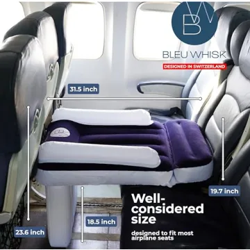 BleuWhisk Inflatable Toddler Travel Bed for Kids