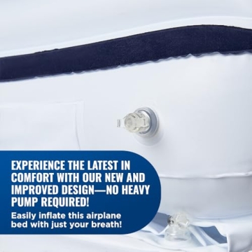 BleuWhisk Inflatable Toddler Travel Bed for Kids