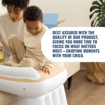 BleuWhisk Inflatable Toddler Travel Bed for Kids