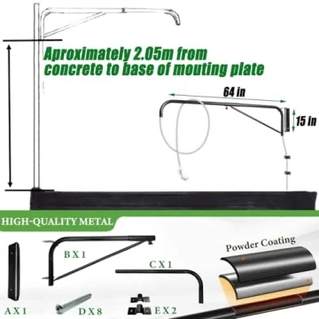 Swing Arm Horse Wash Attachment for Easier Grooming
