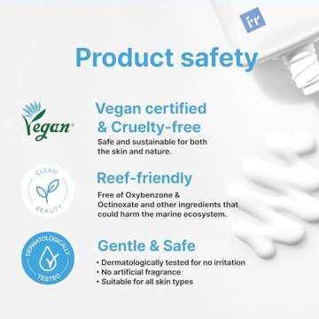 Face Republic Purity Sun Essence 50ml 1.69fl.oz. | SPF50+ Broad Spectrum UV Protection | No White Cast | Water Resistant | Vegan Certified, Reef Safe, Cruelty Free | Non-greasy | Korean Skin Care