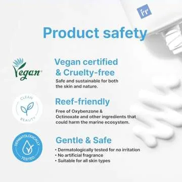 Face Republic Purity Sun Essence 50ml 1.69fl.oz. | SPF50+ Broad Spectrum UV Protection | No White Cast | Water Resistant | Vegan Certified, Reef Safe, Cruelty Free | Non-greasy | Korean Skin Care