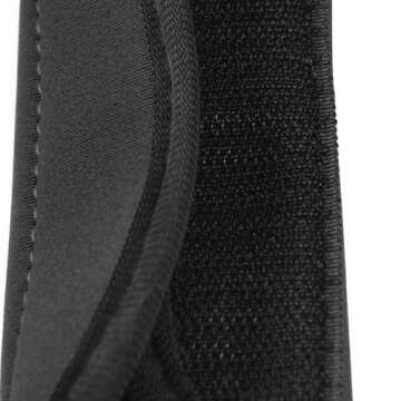 Cosmos Pack of 3 Neoprene Luggage Handle Wrap Handle Grip Luggage Identifier for Travel Bag Luggage Suitcase (Black Color)