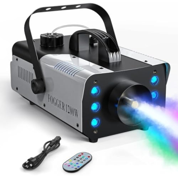 HOLDLAMP Fog Machine with LED Lights & Wireless Remote