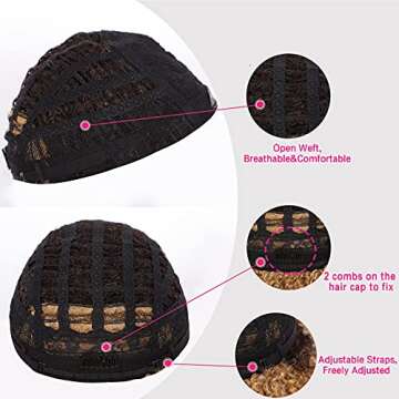 Kalyss 11" Afro Curly Wig - Lightweight & Realistic Style