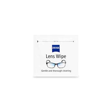 ZEISS Pre-Moistened Lens Cleaning Wipes, 200 Count