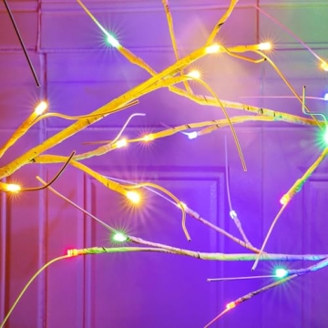 2-Pack Lighted Birch Tree for Stunning Holiday Decor