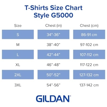 Gildan G5000 Black T-Shirt 10-Pack X-Large