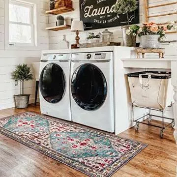 Lahome Boho Tribal Runner Rug - Stylish Non-Slip Accent