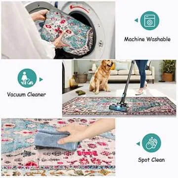 Lahome Boho Tribal Runner Rug - Stylish Non-Slip Accent