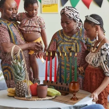 10-Piece Kwanzaa Kinara Candle Set for Festive Celebrations