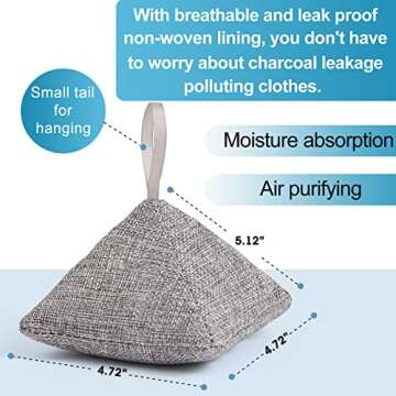 Mayunuo Bamboo Charcoal Odor Absorber - 5 Pack Fresh Air