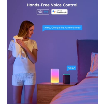 Govee RGBIC Table Lamp - Smart LED with Music Sync