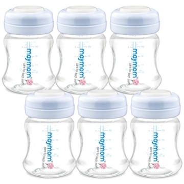 Maymom Milk Storage Collection Bottles - 6 Pack