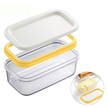 Plastic Butter Dish with Cutter – Elegant, Easy & Convenient
