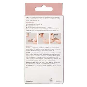 Kiss Bare But Better Nails 28 Count Medium Length Rose (Pack of 2)