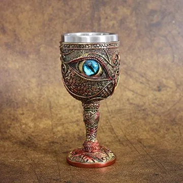 Ottalent Dragon Eye Wine Goblet for DND Enthusiasts