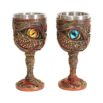Ottalent Dragon Eye Wine Goblet for DND Enthusiasts