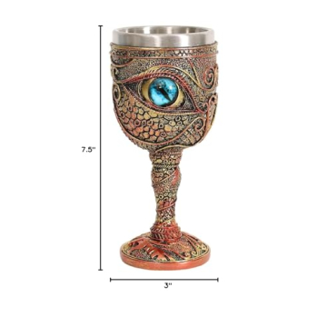 Ottalent Dragon Eye Wine Goblet for DND Enthusiasts