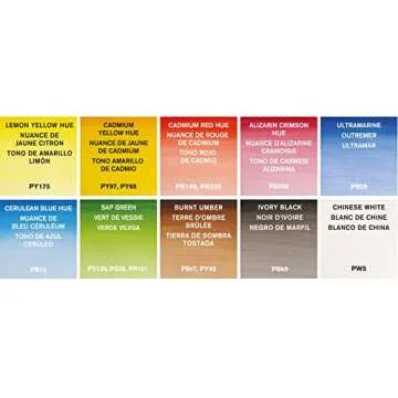 Winsor & Newton Cotman Watercolor Paint Set, 12 Colors Palette Set, 8ml (0.27-oz) Tubes w/ Brush