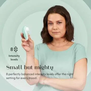 Womanizer Liberty 2 Pleasure Air Clit Sucker | Clitoral Stimulator | Sucking Vibrator for Women & Couples | Clitoris Suction Sexual Pleasure Device | Adult Sex Toys for Woman | Use Lube | Sage