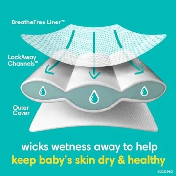 Pampers Swaddlers Size 1 Diapers & Sensitive Wipes Bundle