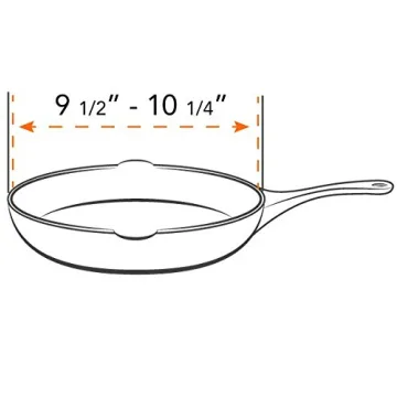 Frywall 10 Medium Red Splatter Guard for Mess-Free Cooking