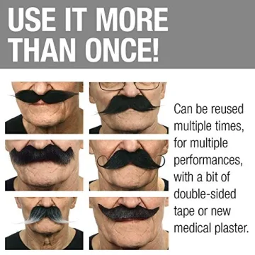 Versatile Self Adhesive Fake Mustaches for All Occasions