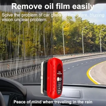 Fululuer Automotive Oil Film Cleaning Brush for Clear Windshield
