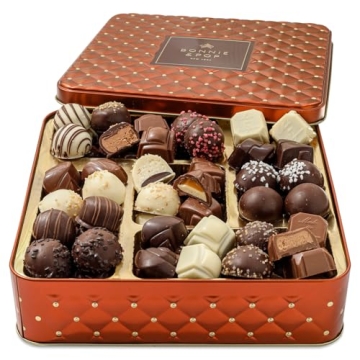 Gourmet Chocolate Gift Basket with Belgian Truffles & Treats