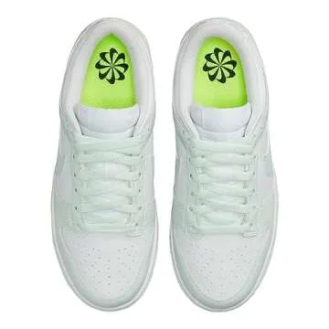 Nike Women's Dunk Low, White Barely Green Next Nature, 9