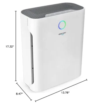 Okaysou Air Purifier 1008 Sq Ft Quiet HEPA Filter Cleaner