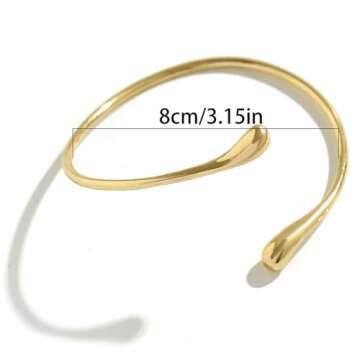 Dcfywl731 Arm Cuff for Women Upper Arm Cuff Jewelry Arm Band Cuff Bangle Greek Goddess Costume Accessories