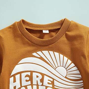 Stylish Baby Girl 3-Piece Fall Outfit Set for Infants