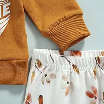 Stylish Baby Girl 3-Piece Fall Outfit Set for Infants