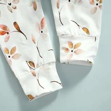 Stylish Baby Girl 3-Piece Fall Outfit Set for Infants