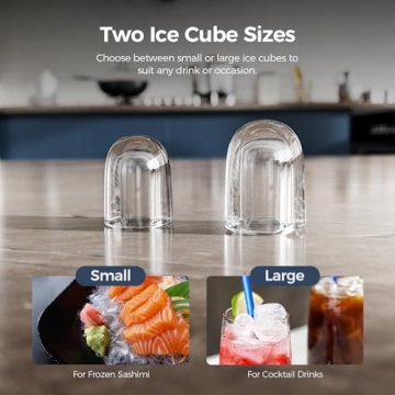 Electactic Ice Maker - 26Lbs/24H Portable & Self-Cleaning