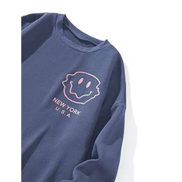 Stylish SAFRISIOR Women's Oversized Fleece Sweatshirt