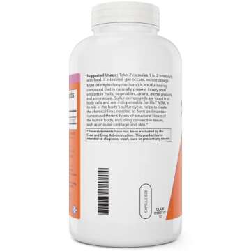 Now MSM 1000mg Veg Capsules, Joint Health Supplement