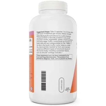 Now MSM 1000mg Veg Capsules, Joint Health Supplement