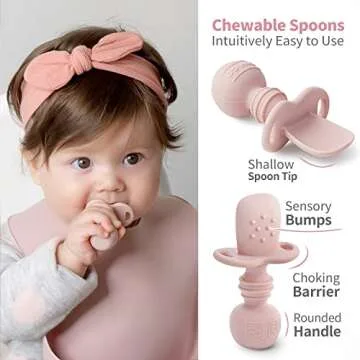 SAMiGO Silicone Baby Feeding Set for Self Feeding