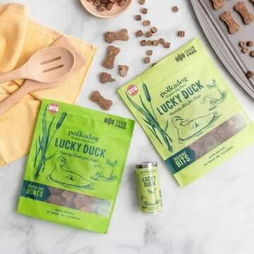 Polkadog Lucky Duck Dog Treats All-Natural Training Snacks