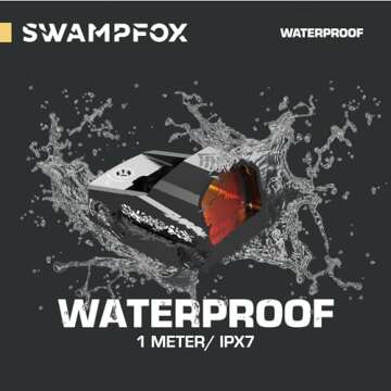 Swampfox Kingslayer RMR Footprint 1x22 Pistol Dot Sight, Red Dot (3 MOA)