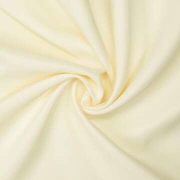 Gee Di Moda Fitted Tablecloth - 72 x 30 Inch Ivory Fitted Table Cloth for 6 Foot Rectangle Table - Heavy Duty Washable Fabric - for 6 Ft Buffet Table Holiday Party Dinner Wedding & Trade Show