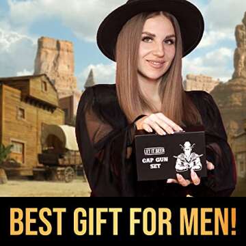 Funny Beer Bottle Opener Gun Shooter Launcher - Beer Bottle Cap Gun Unique Gifts for Men, Cool Birthday Gift Ideas For Dads, Guys, Boyfriend, Husband