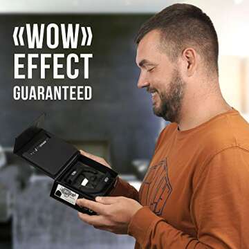 Funny Beer Bottle Opener Gun Shooter Launcher - Beer Bottle Cap Gun Unique Gifts for Men, Cool Birthday Gift Ideas For Dads, Guys, Boyfriend, Husband