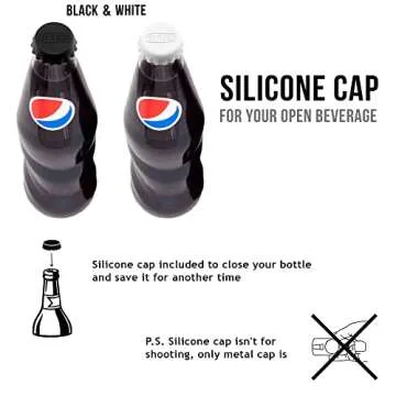 Funny Beer Bottle Opener Gun Shooter Launcher - Beer Bottle Cap Gun Unique Gifts for Men, Cool Birthday Gift Ideas For Dads, Guys, Boyfriend, Husband