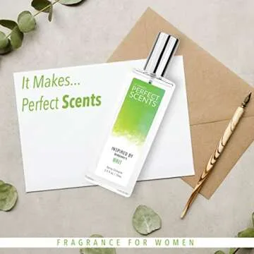 Perfect Scents Fragrances, Inspired by Burberry Brit, Women’s Eau de Toilette, Vegan, Paraben Free, Never Tested on Animals, 2.5 Fluid Ounces