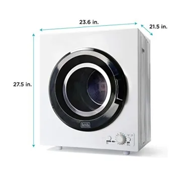 BLACK+DECKER Compact Dryer for Standard Outlet, 4 Modes